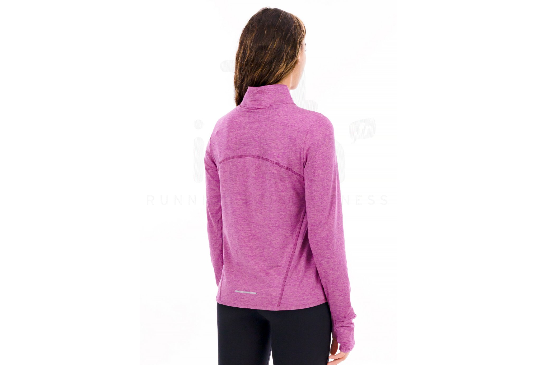 Nike camiseta manga larga Swift Element UV 1/2 zip