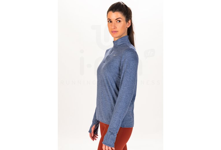 Nike camiseta manga larga Swift Element UV 1/2 zip