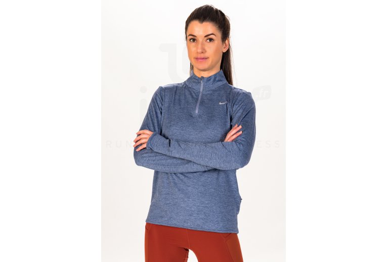 Nike camiseta manga larga Swift Element UV 1/2 zip
