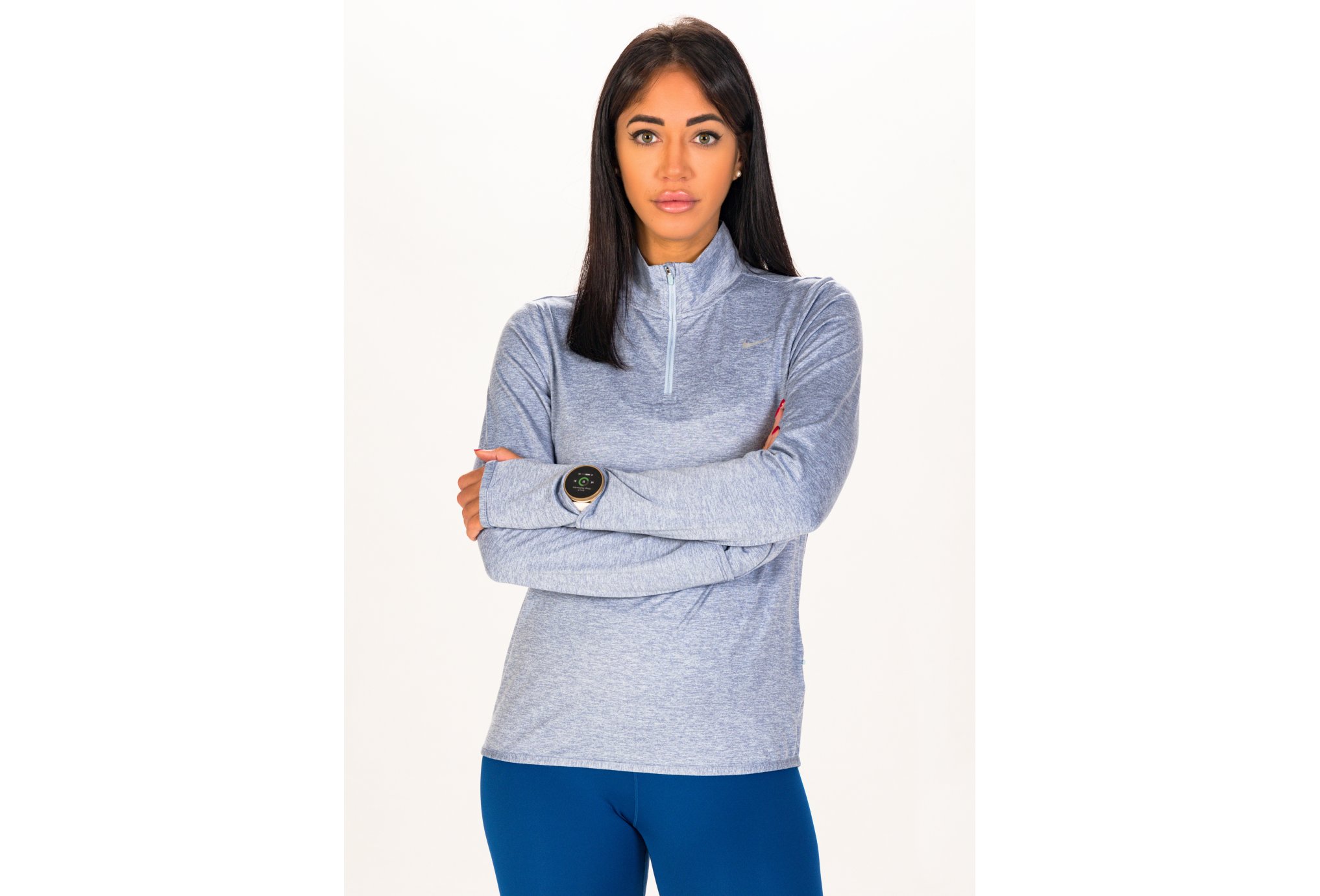 Nike Swift Element UV 1/2 zip W vêtement running femme