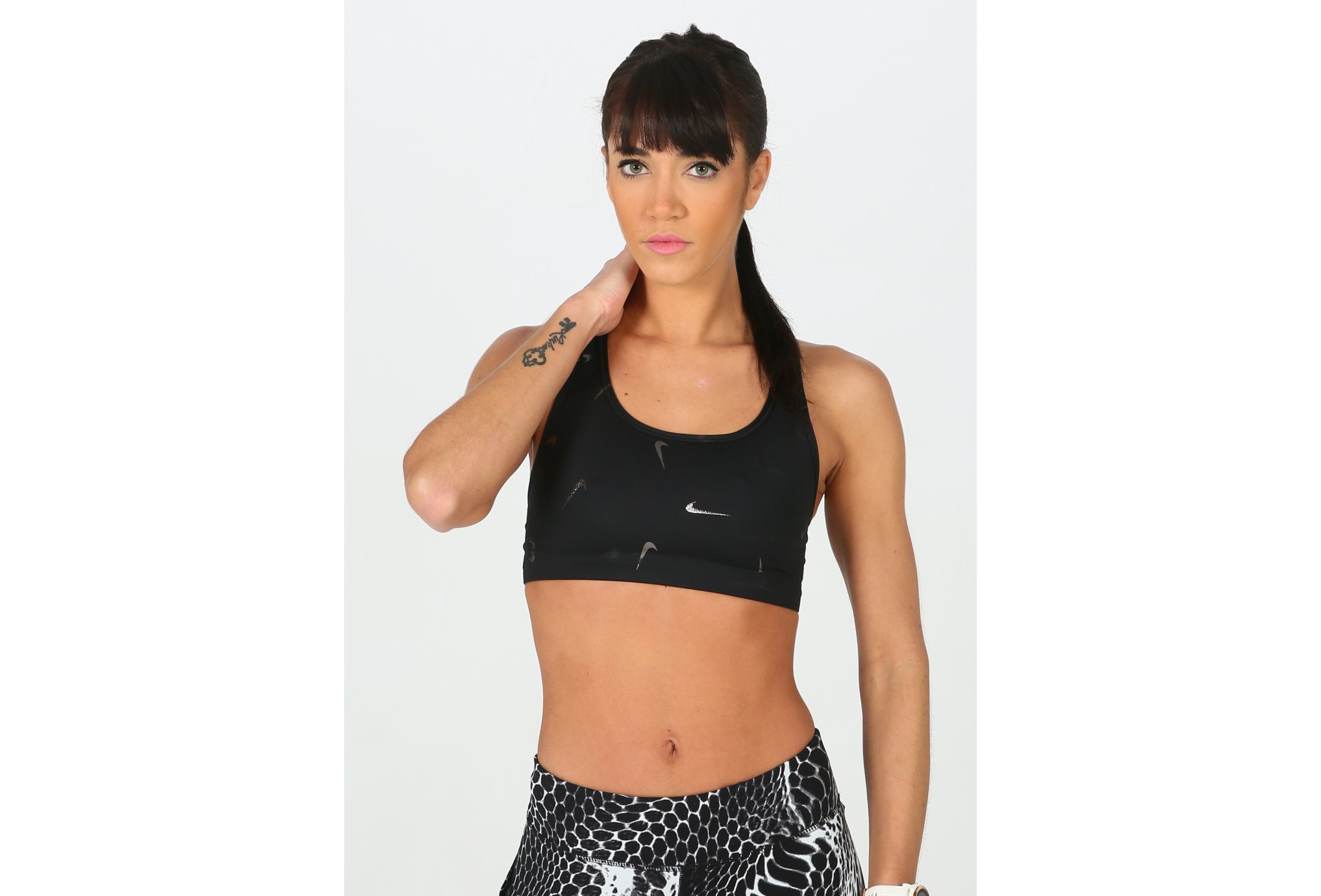 Nike Sujetador deportivo Swoosh Printed