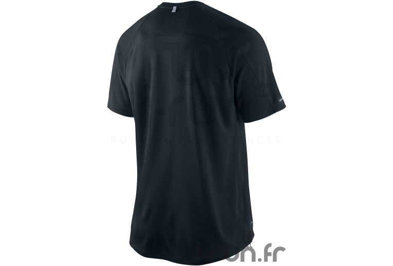 Nike T.S Dri-Fit UV Miler noir et blanc 