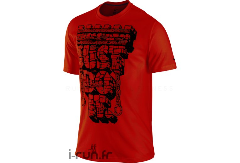 Nike T.S Just do it Brick House Men rouge 