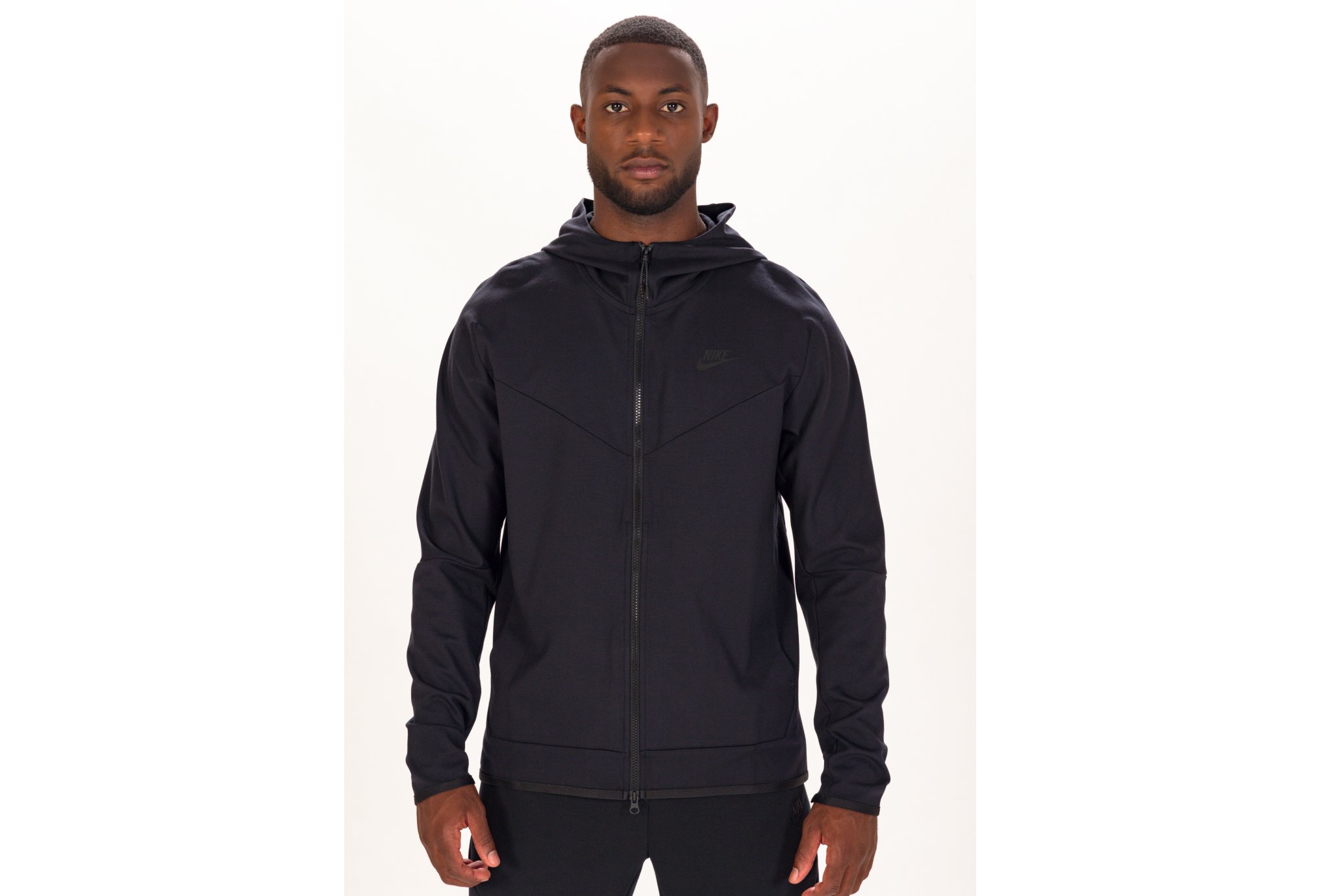 Nike - Veste Tech Fleece Lightweight pour Homme - Noir - taille M