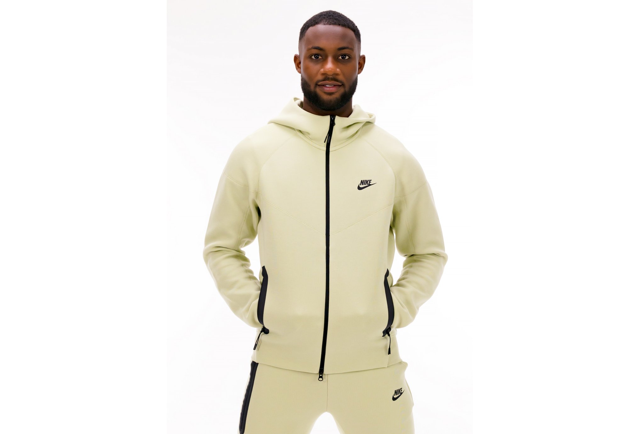 Nike - Veste Tech Fleece Windrunner pour Homme - Vert - taille M