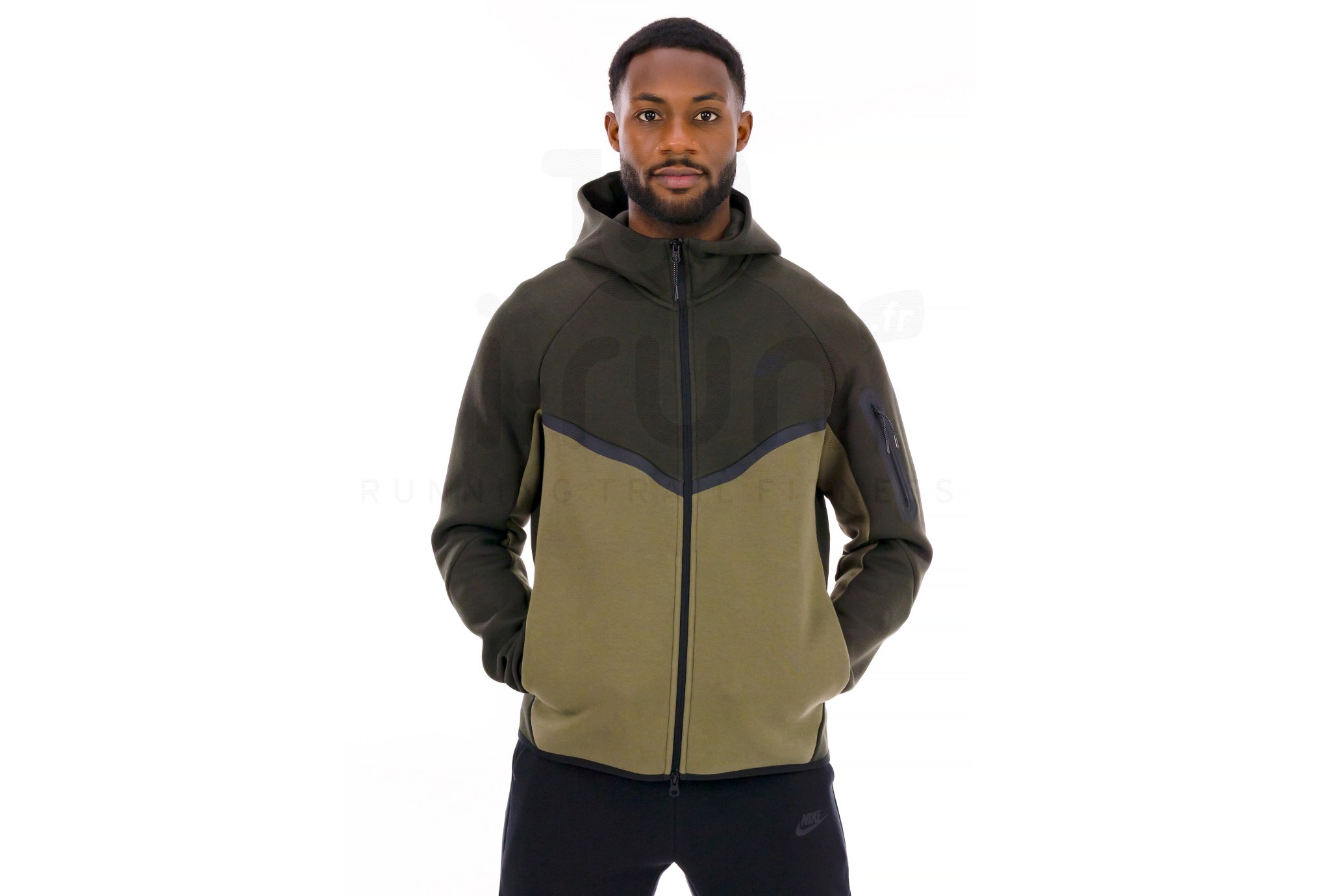 Nike - Veste Tech Windrunner - Kaki - pour Homme - taille L