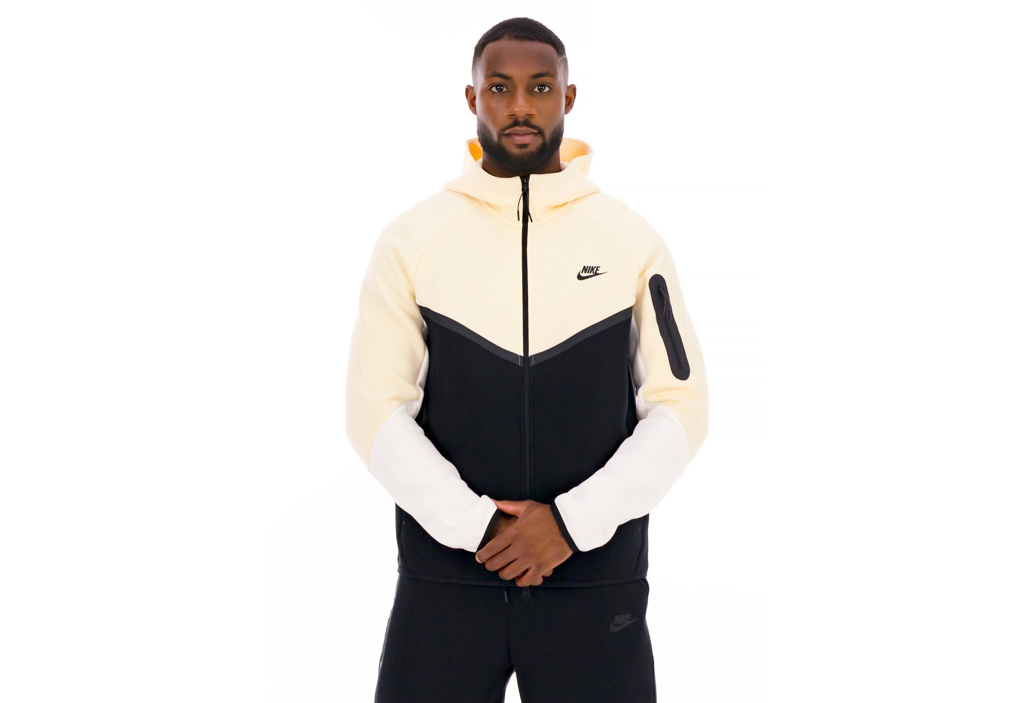 Nike - Veste Tech Windrunner - Beige - pour Homme - taille S