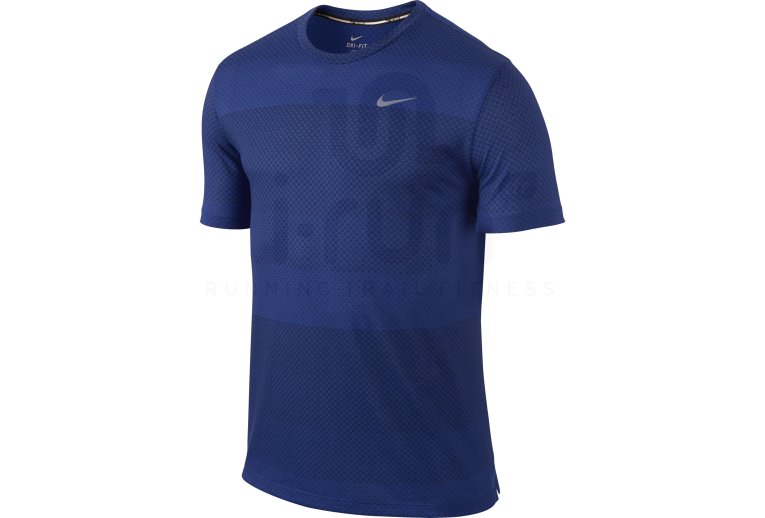 Nike Tee-Shirt Dri-Fit Cool Stripe Tailwind Crew M 