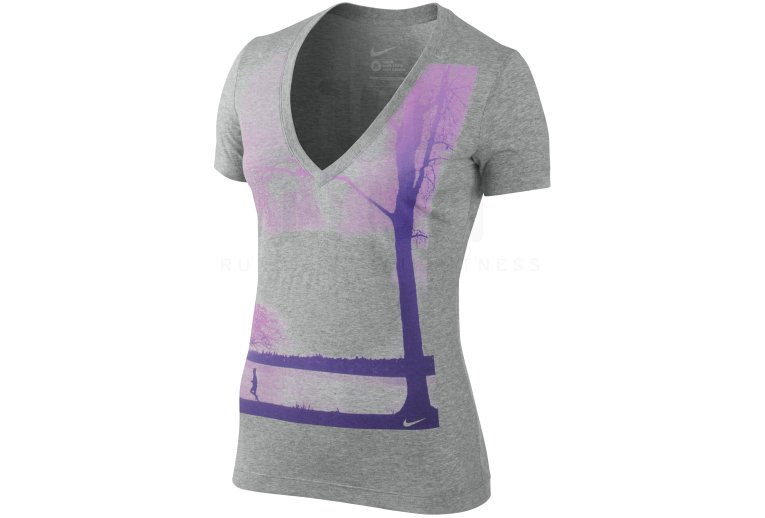 Nike Tee-shirt Great Outdoor V-Neck W 