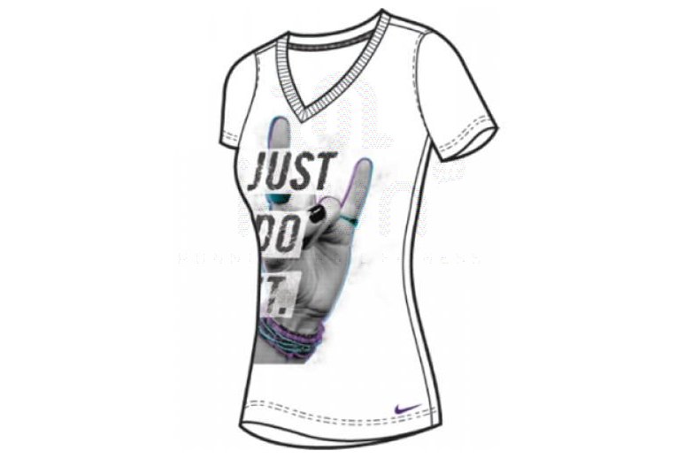 Nike Tee-shirt JDI rocks loose W 