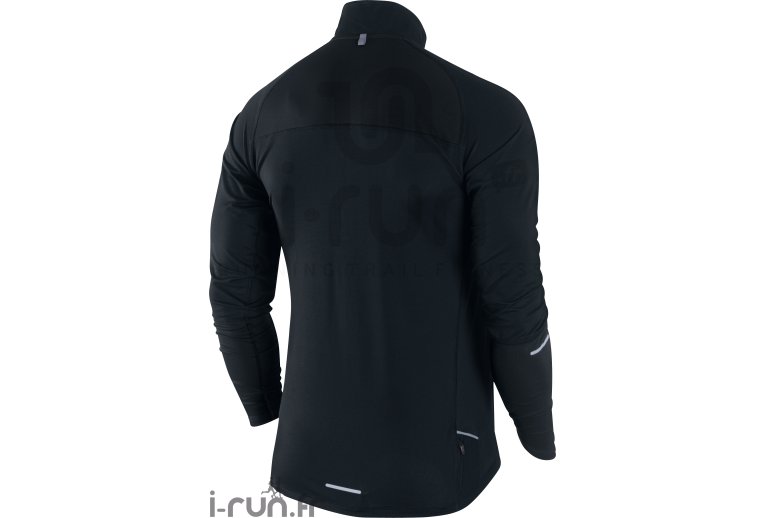 Nike Tee-shirt Sphere L/S 1/2 zip noir 