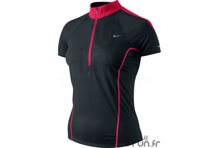Nike Tee-Shirt Sphere SS 1/2 zip W 