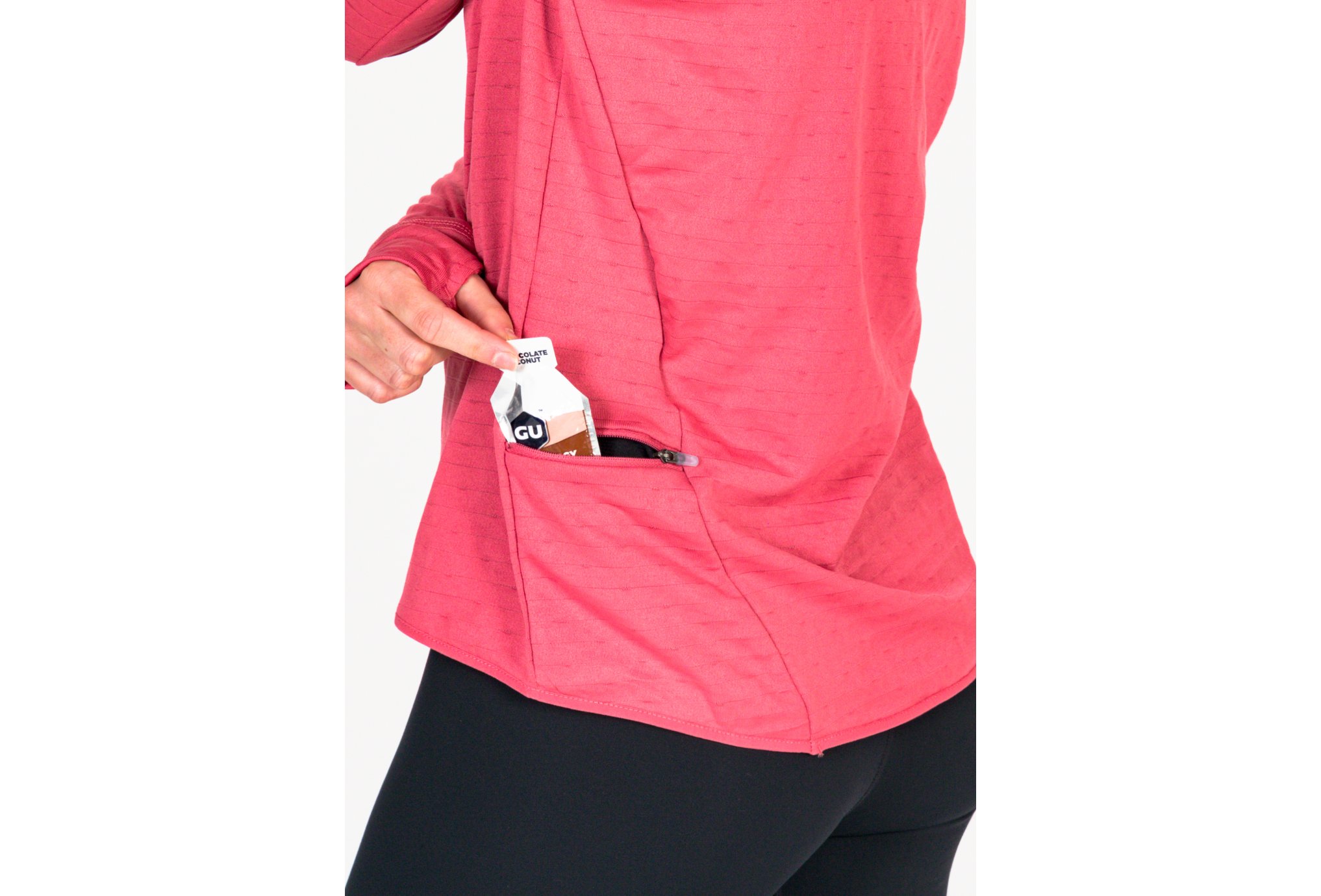 Nike camiseta manga larga Therma-FIT Element Crew 1/2 zip