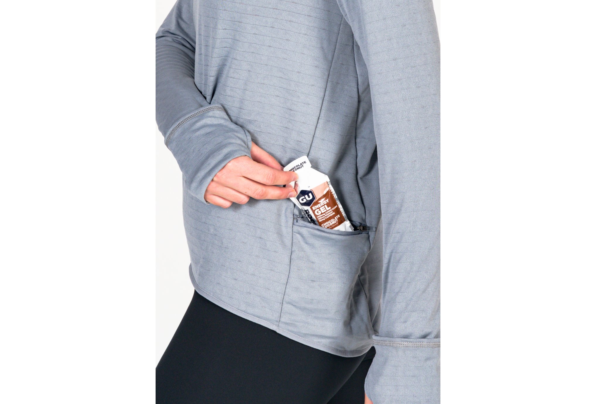 Nike camiseta manga larga Therma-FIT Element Crew 1/2 zip