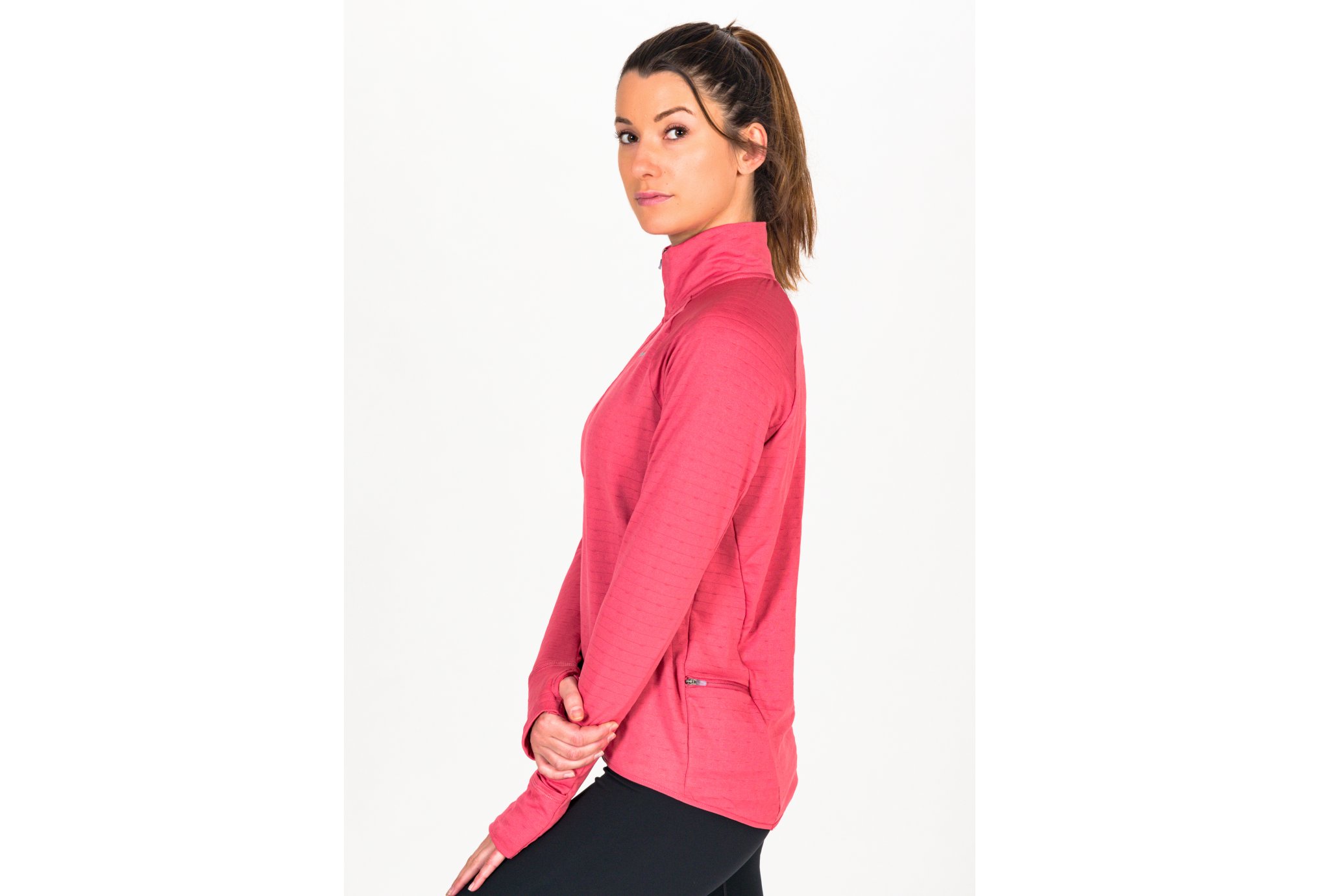 Nike camiseta manga larga Therma-FIT Element Crew 1/2 zip