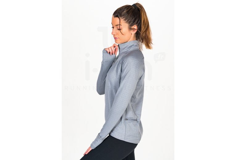 Nike camiseta manga larga Therma-FIT Element Crew 1/2 zip