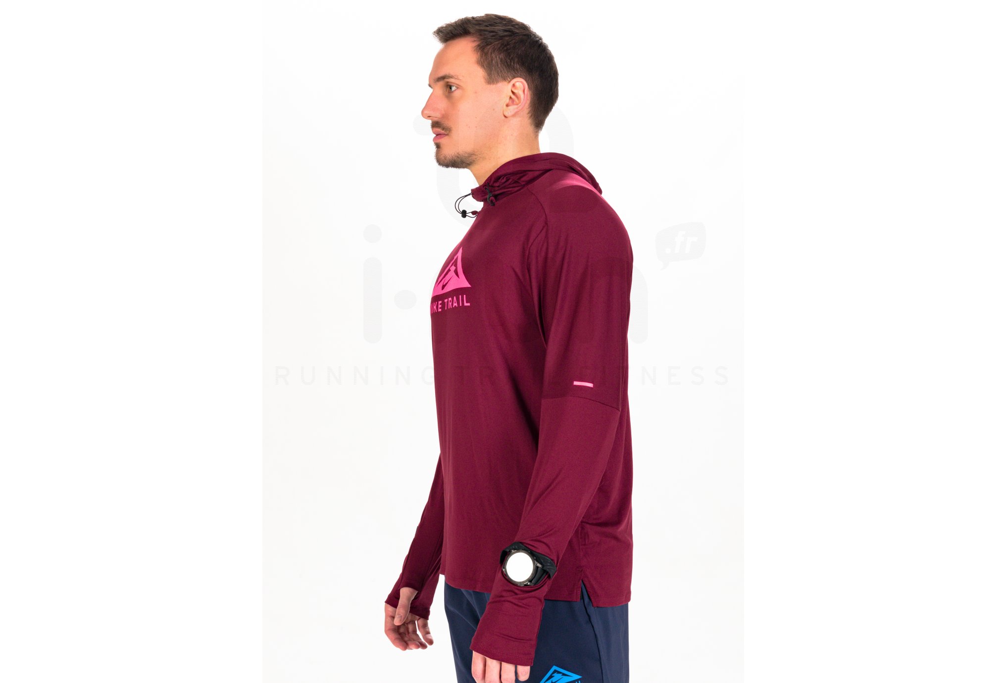 Nike camiseta manga larga Trail Hoodie GX