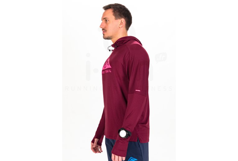 Nike camiseta manga larga Trail Hoodie GX