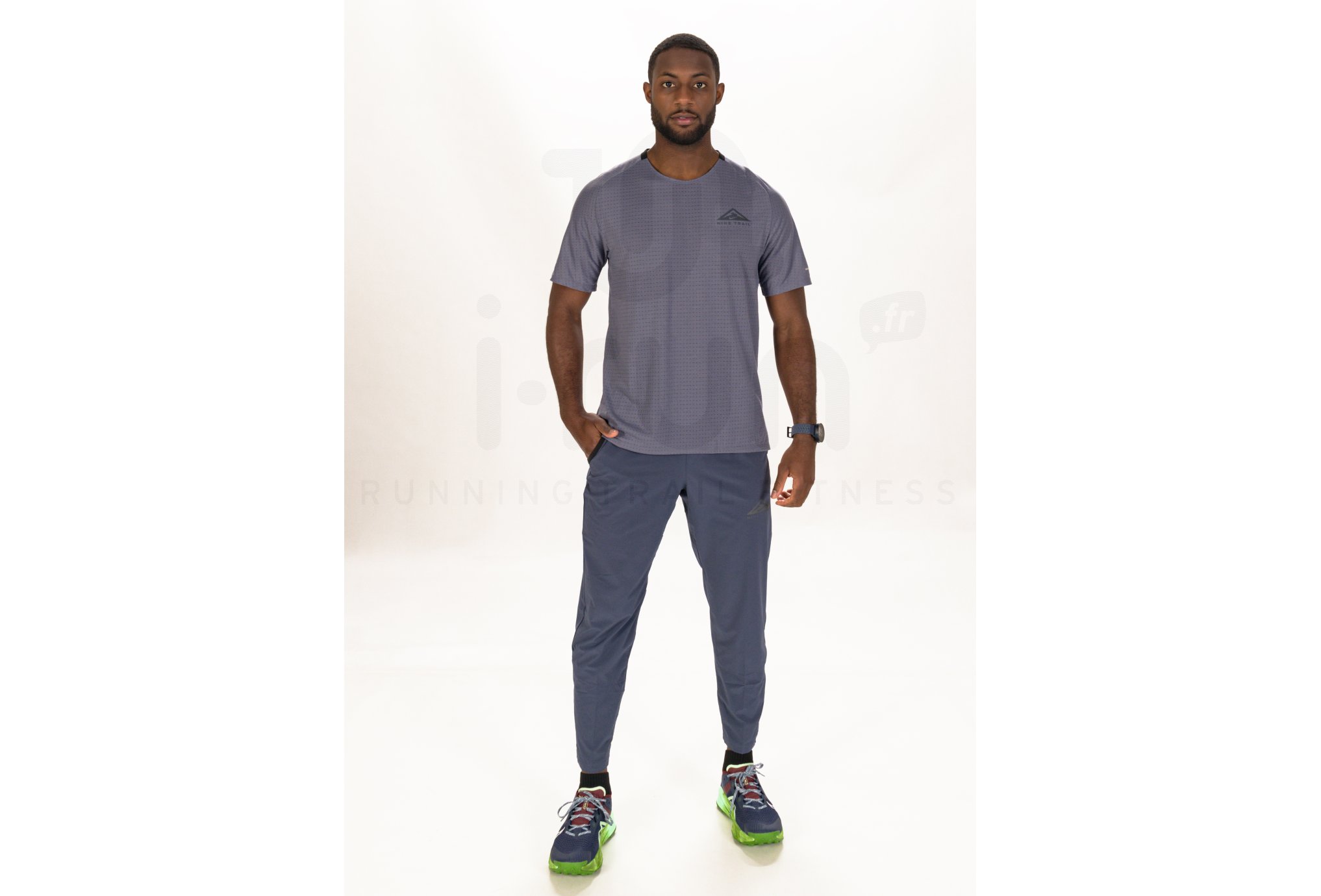 Nike camiseta manga corta Trail Solar Chase