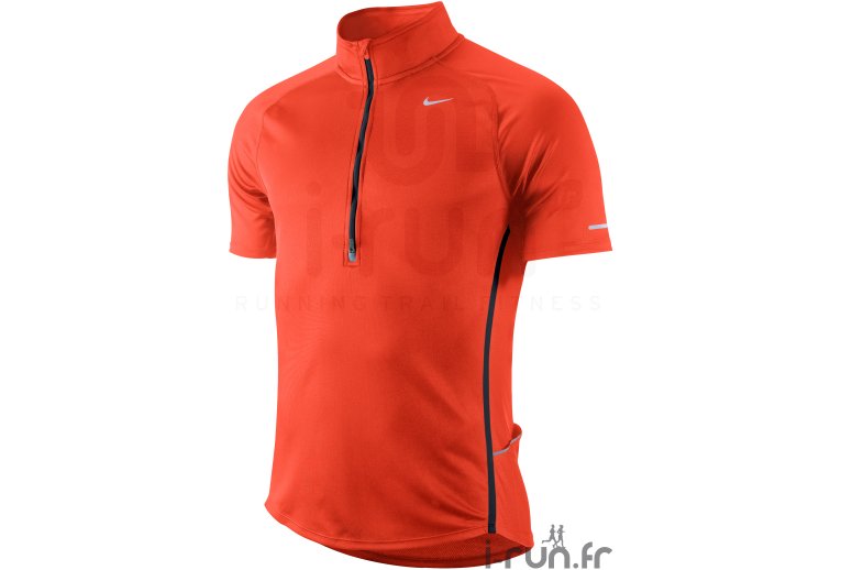Nike TS demi zip Sphere R�act Homme orange 