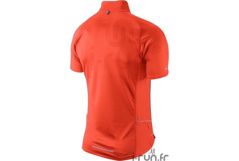 Nike TS demi zip Sphere R�act Homme orange 