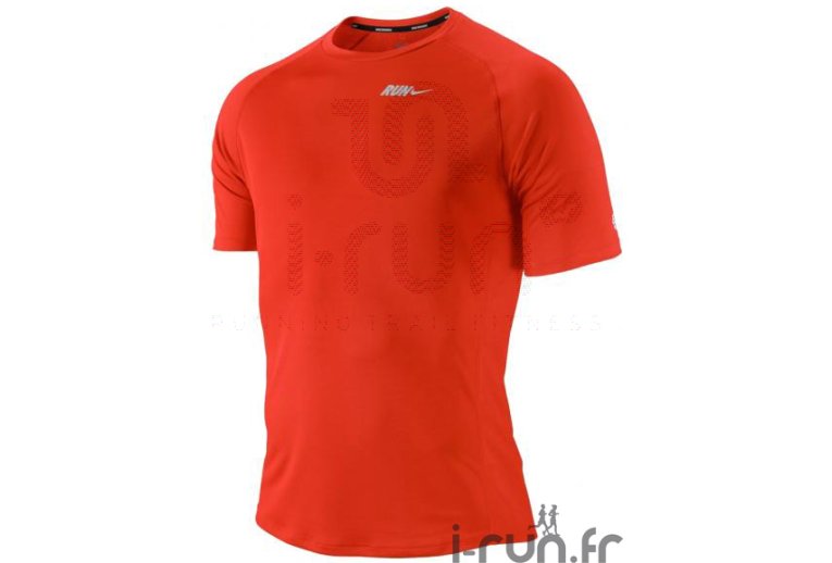 Nike TS Dri-Fit Run Homme orange 