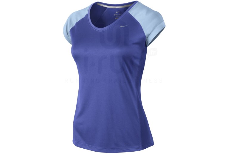Nike TS Miler V-Neck W 