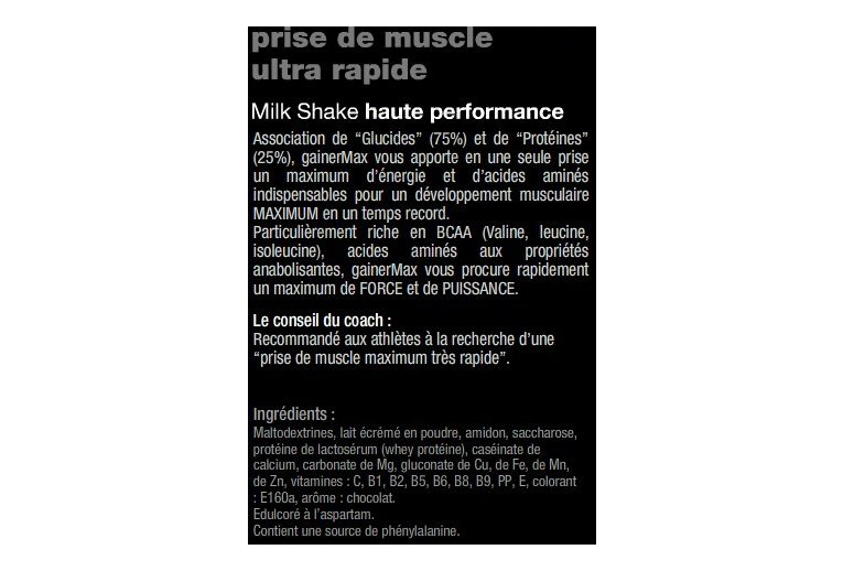 Nutrisens Sport GAINER MAX Plus 1.250KG 