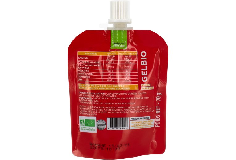 Nutrisens Sport Gel Bio Energy - Pomme Abricot 