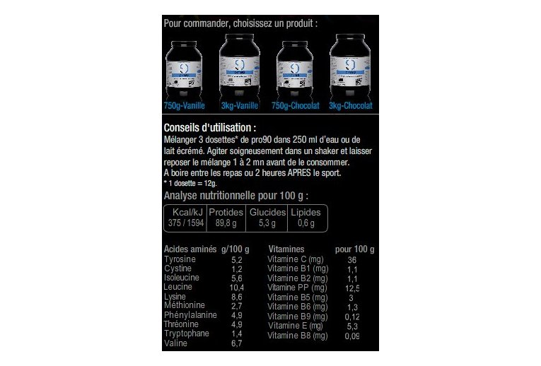 Nutrisens Sport Pro90 chocolat 750G 