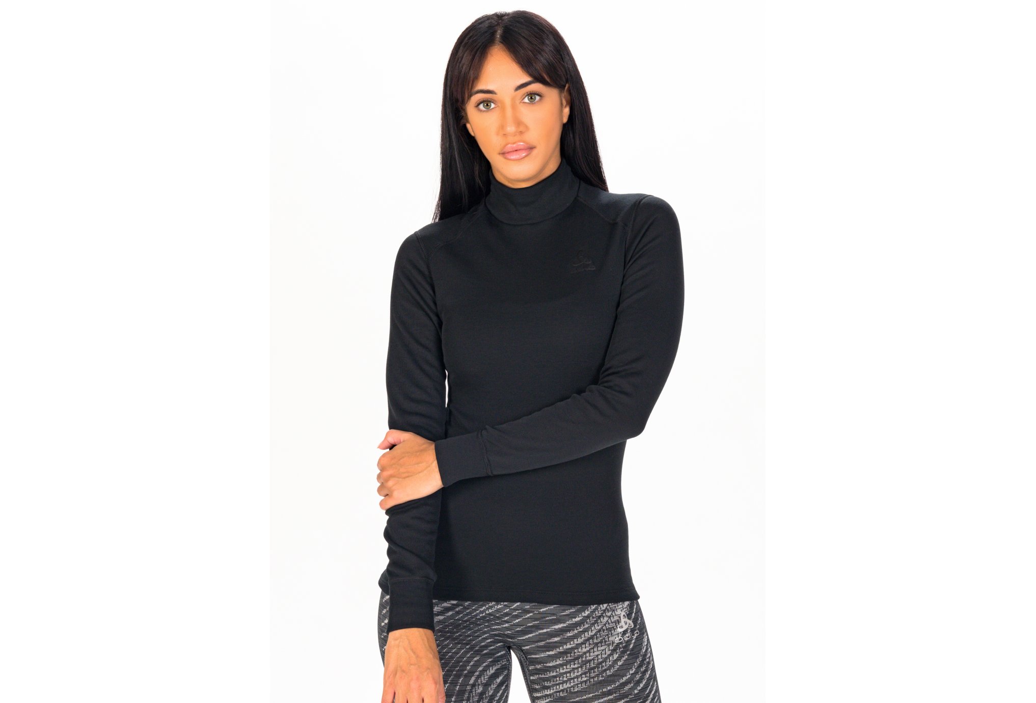 Odlo Active Warm ECO Turtle Neck W vêtement running femme