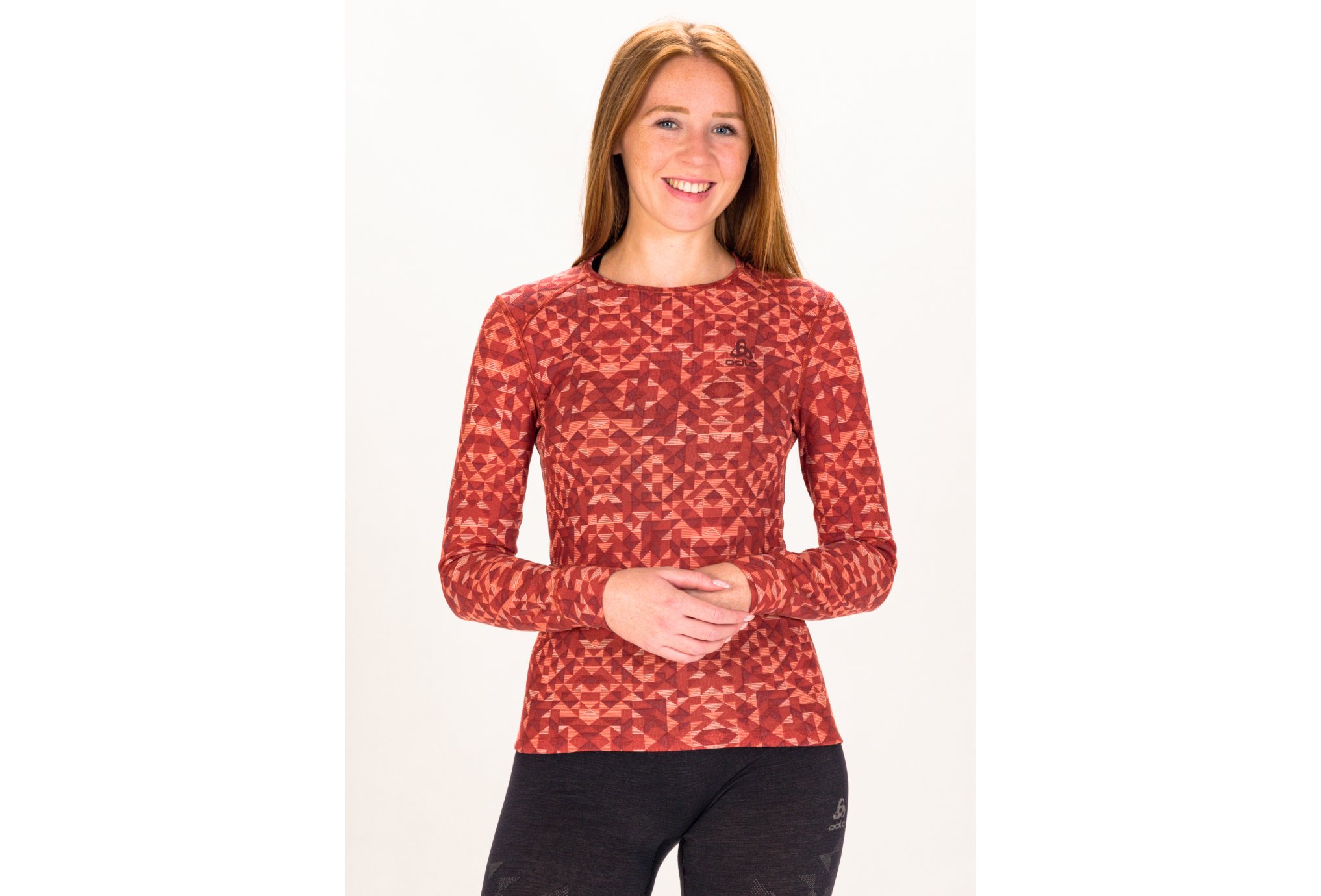 Odlo Active Warm ECO Print W vêtement running femme