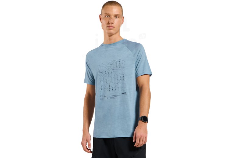 Odlo Ascent Merino Tencel Hyper Mapping