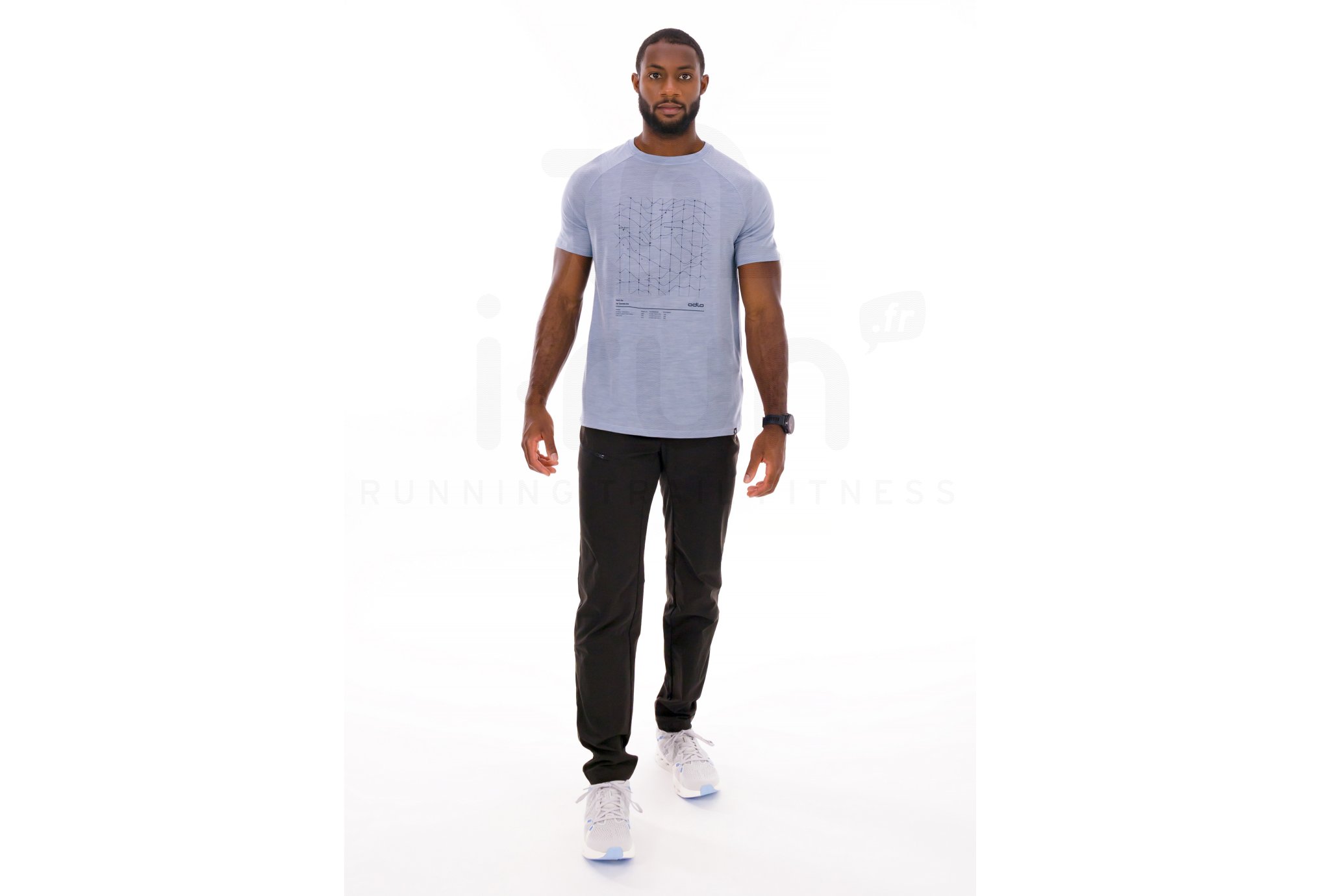 Odlo Ascent Merino Tencel Hyper Mapping Herren