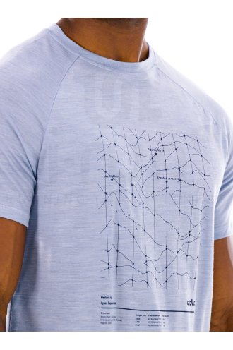 Odlo Ascent Merino Tencel Hyper Mapping 