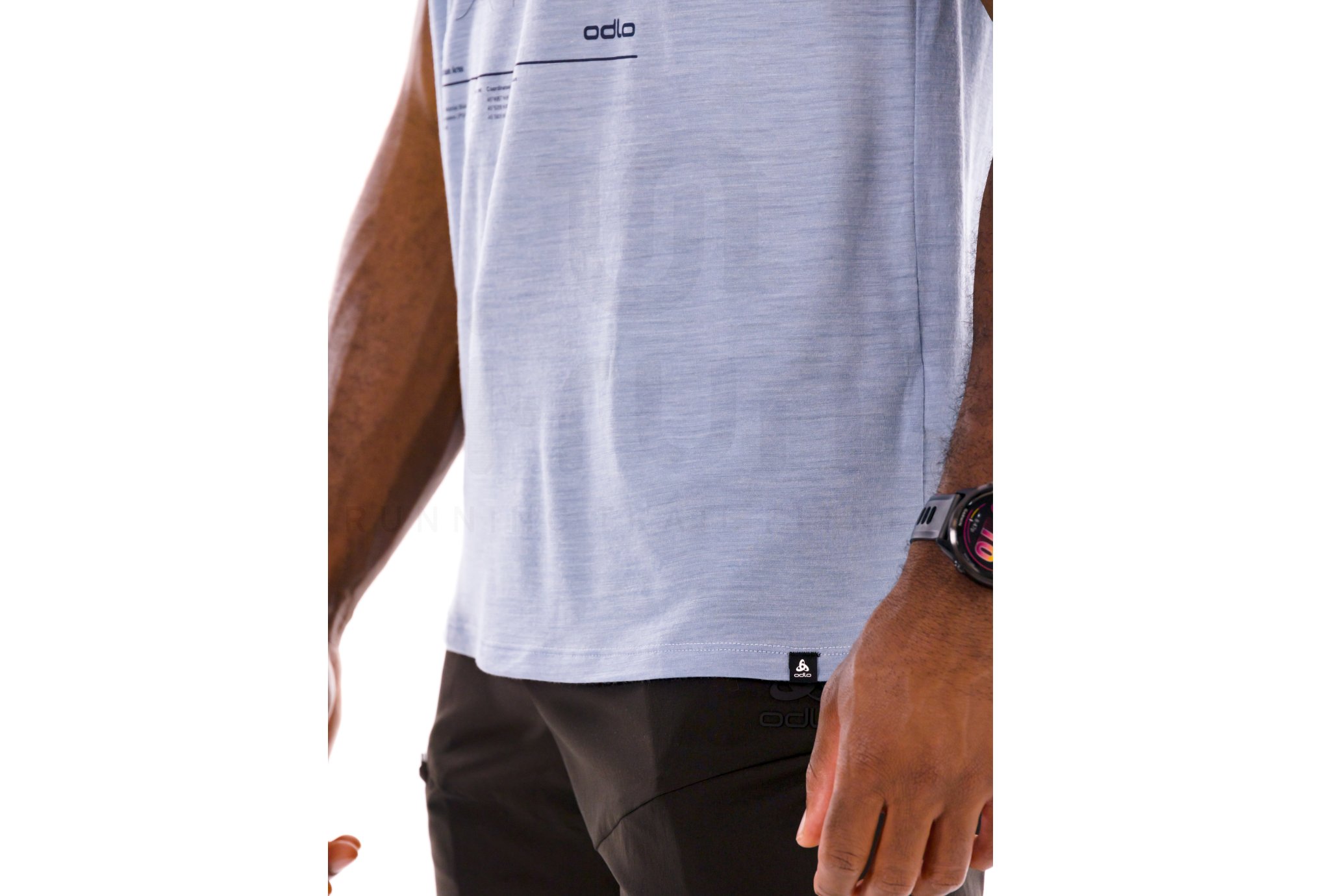 Odlo Ascent Merino Tencel Hyper Mapping Herren
