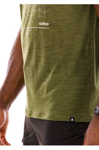 Odlo Ascent Merino Tencel Hyper Mapping 