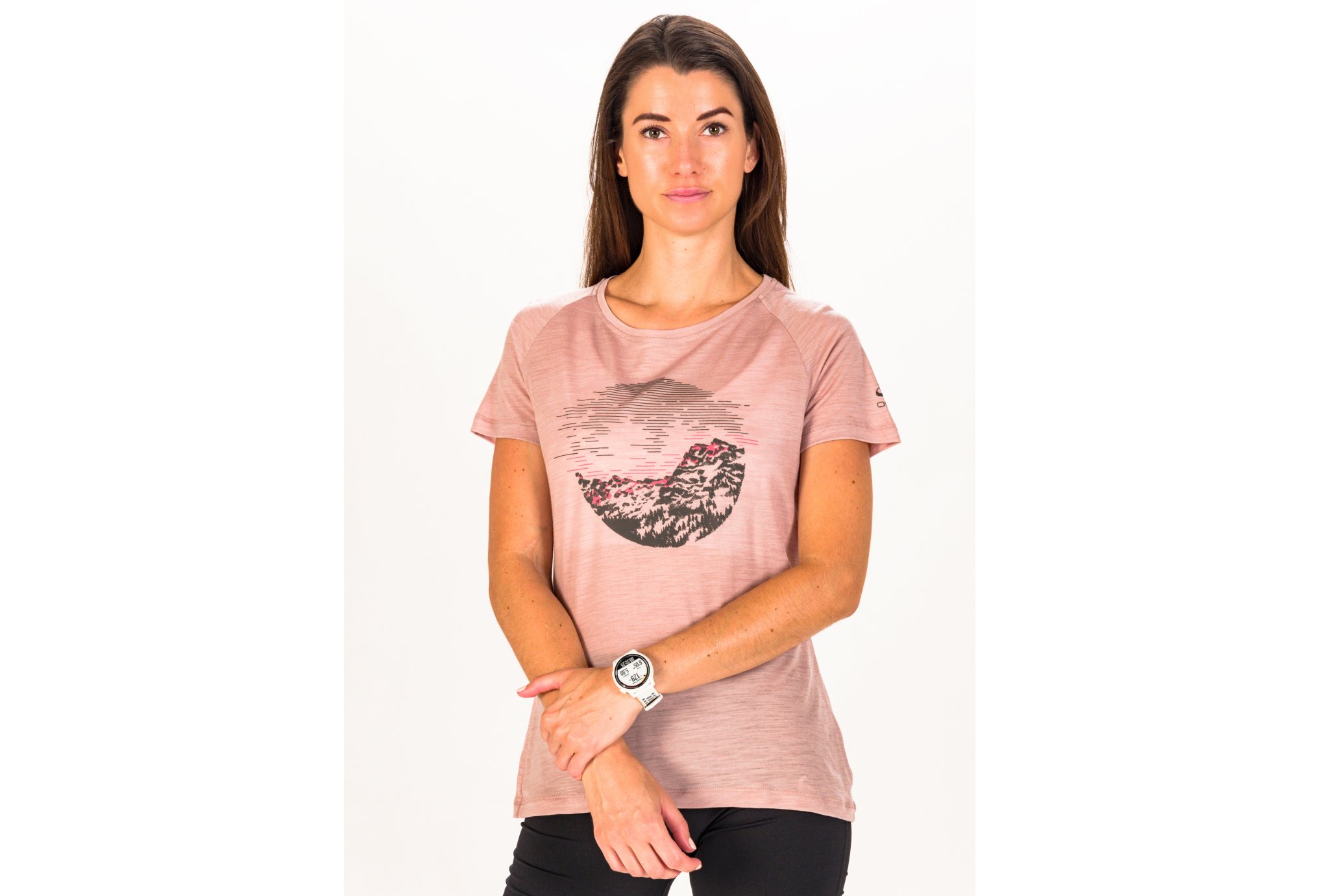 Odlo Ascent Performance Wool Light Sunrise W vêtement running femme