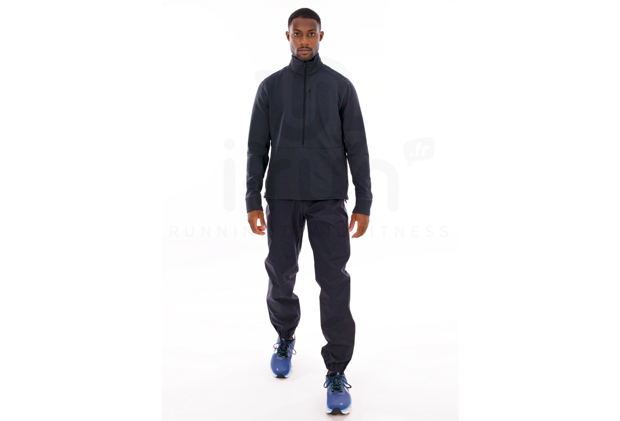 Odlo Pile a griglia con mezza zip