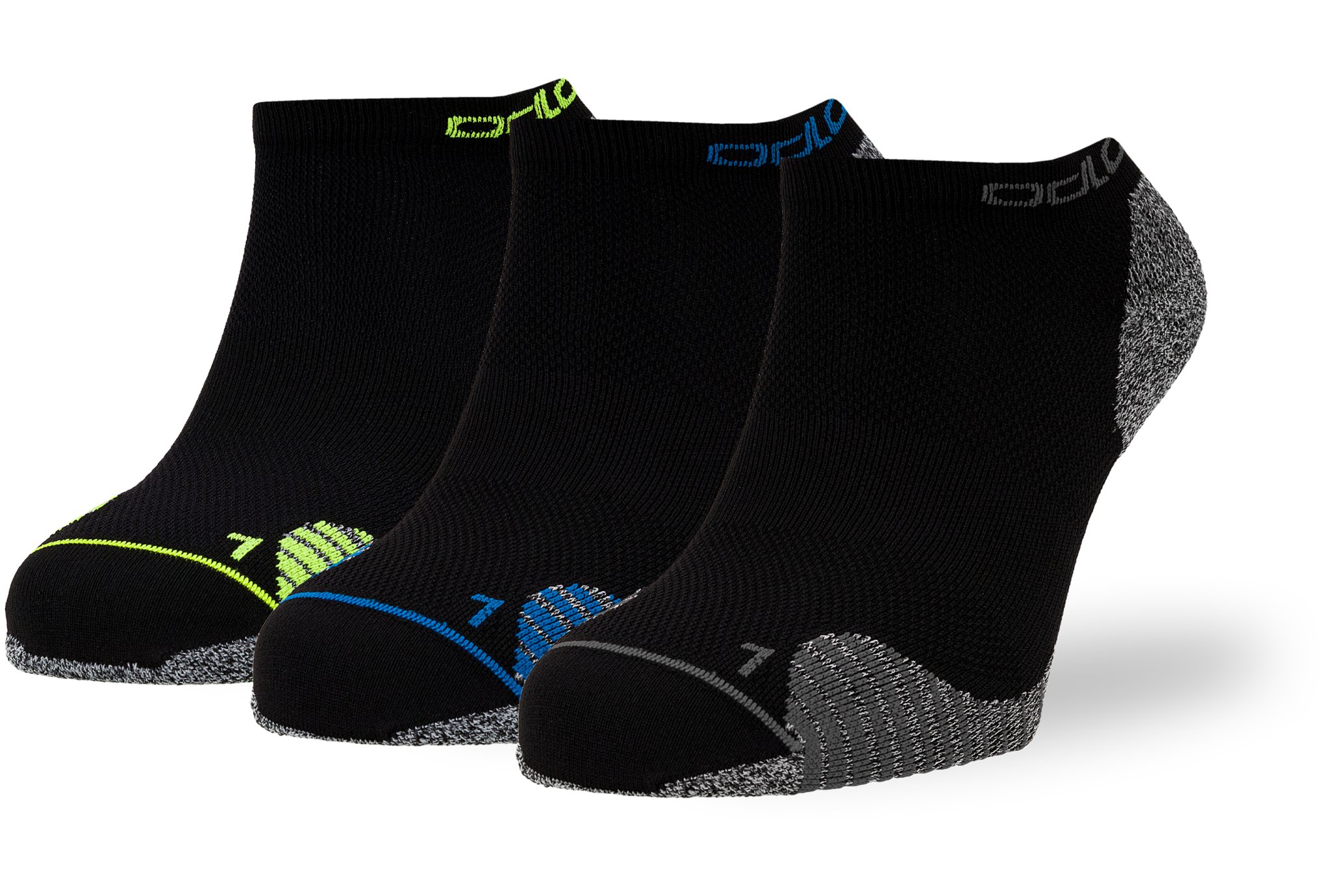Odlo Lot de 3 Ceramicool Run Low Chaussettes