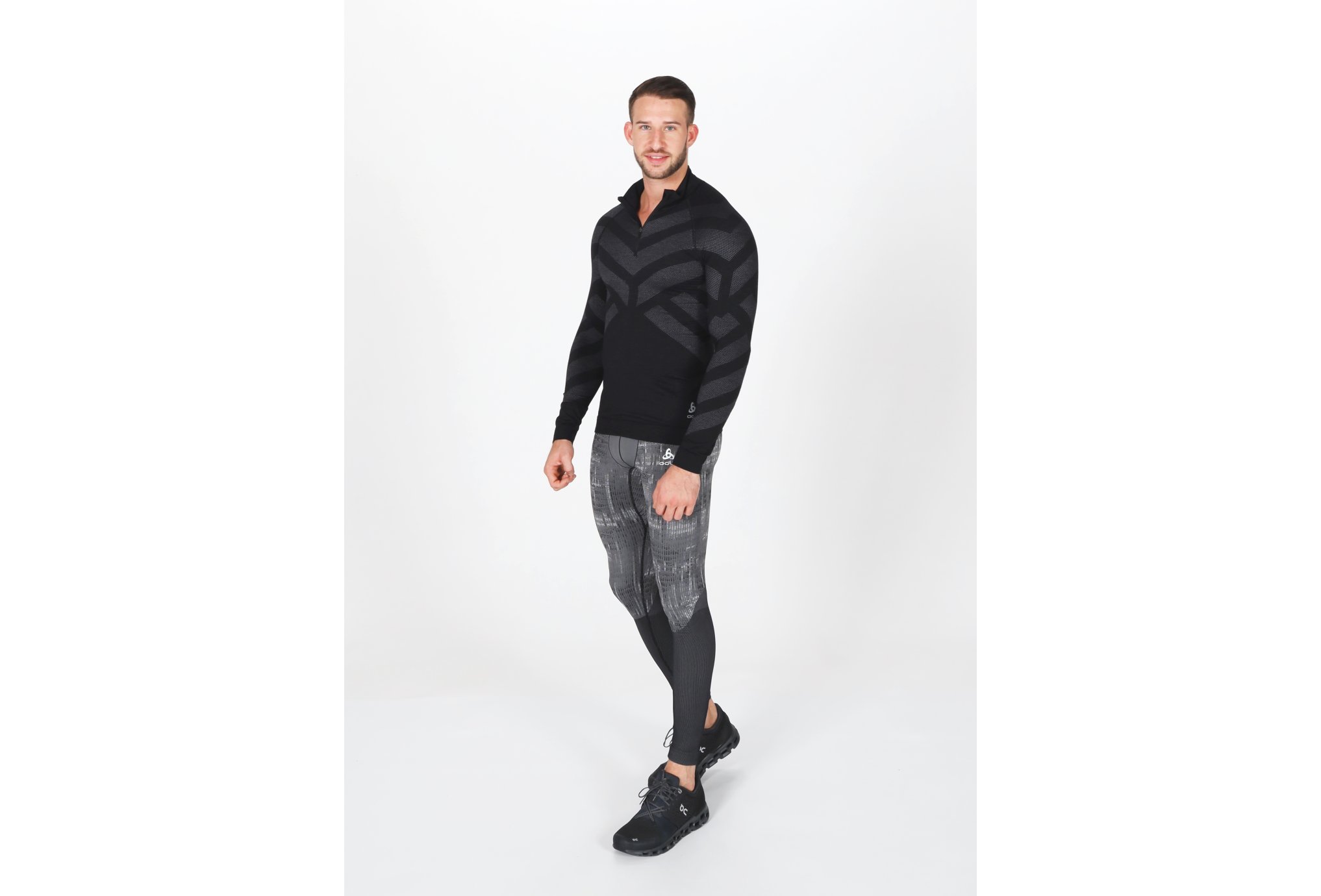 Odlo Natural + Kinship Warm 1/2 zip Herren