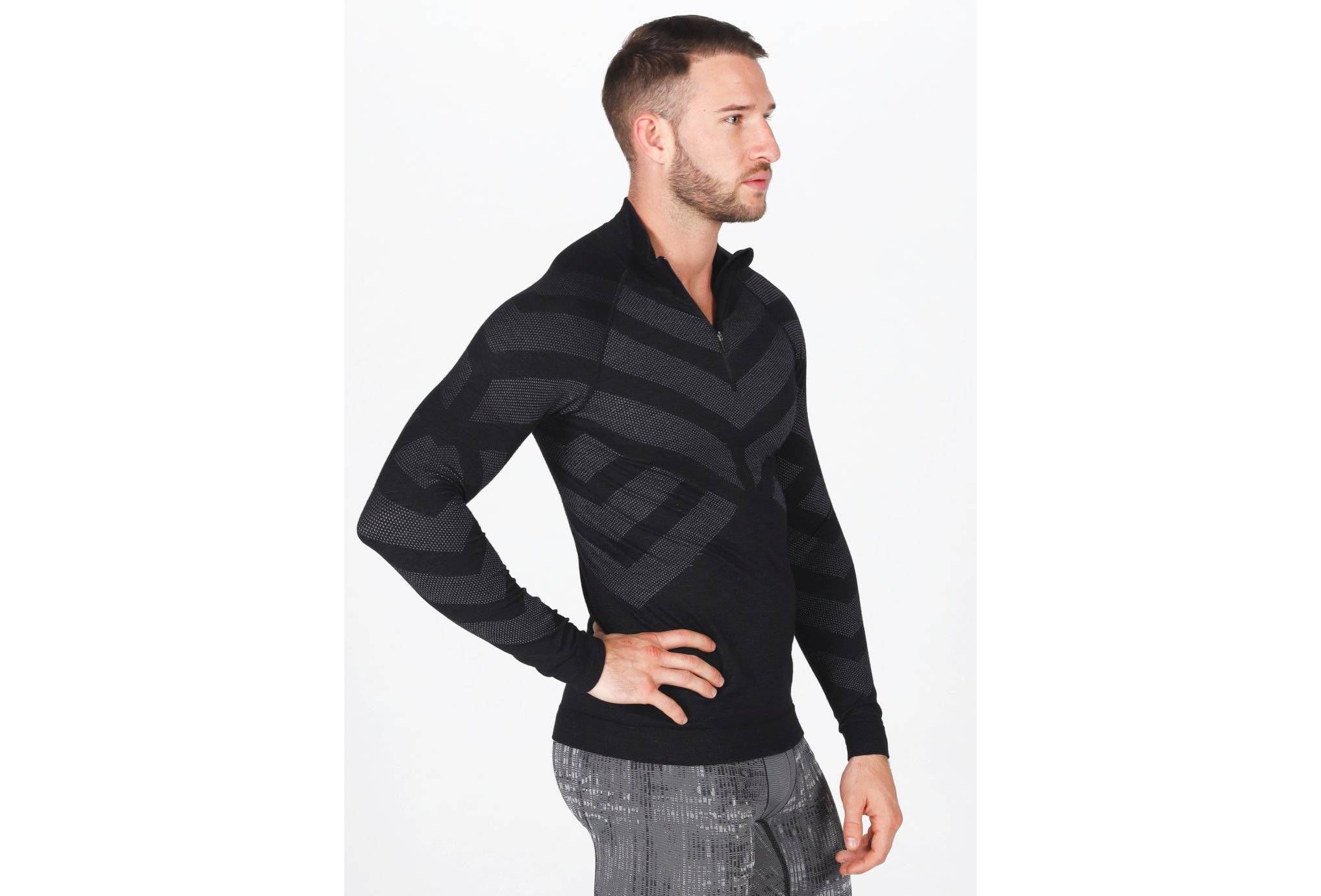 Odlo Natural + Kinship Warm 1/2 zip Herren