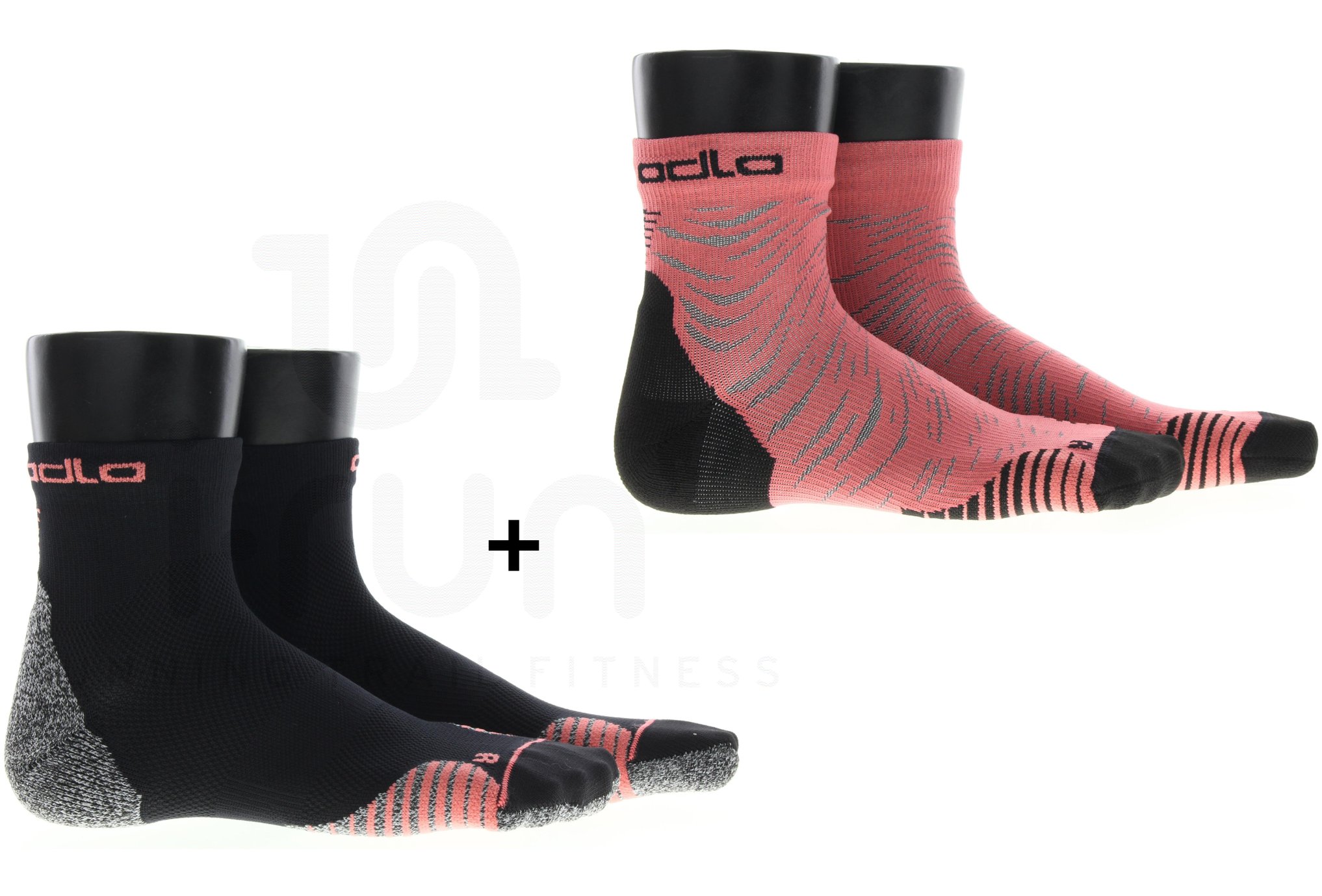 Odlo pack de 2 pares de calcetines Ceramicool Quarter