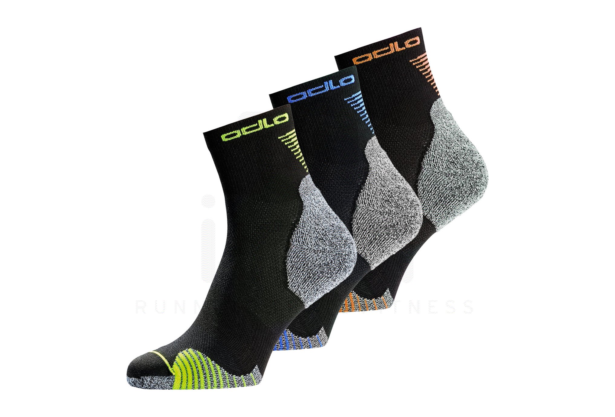 Odlo pack de 3 pares de calcetines Ceramicool Quarter