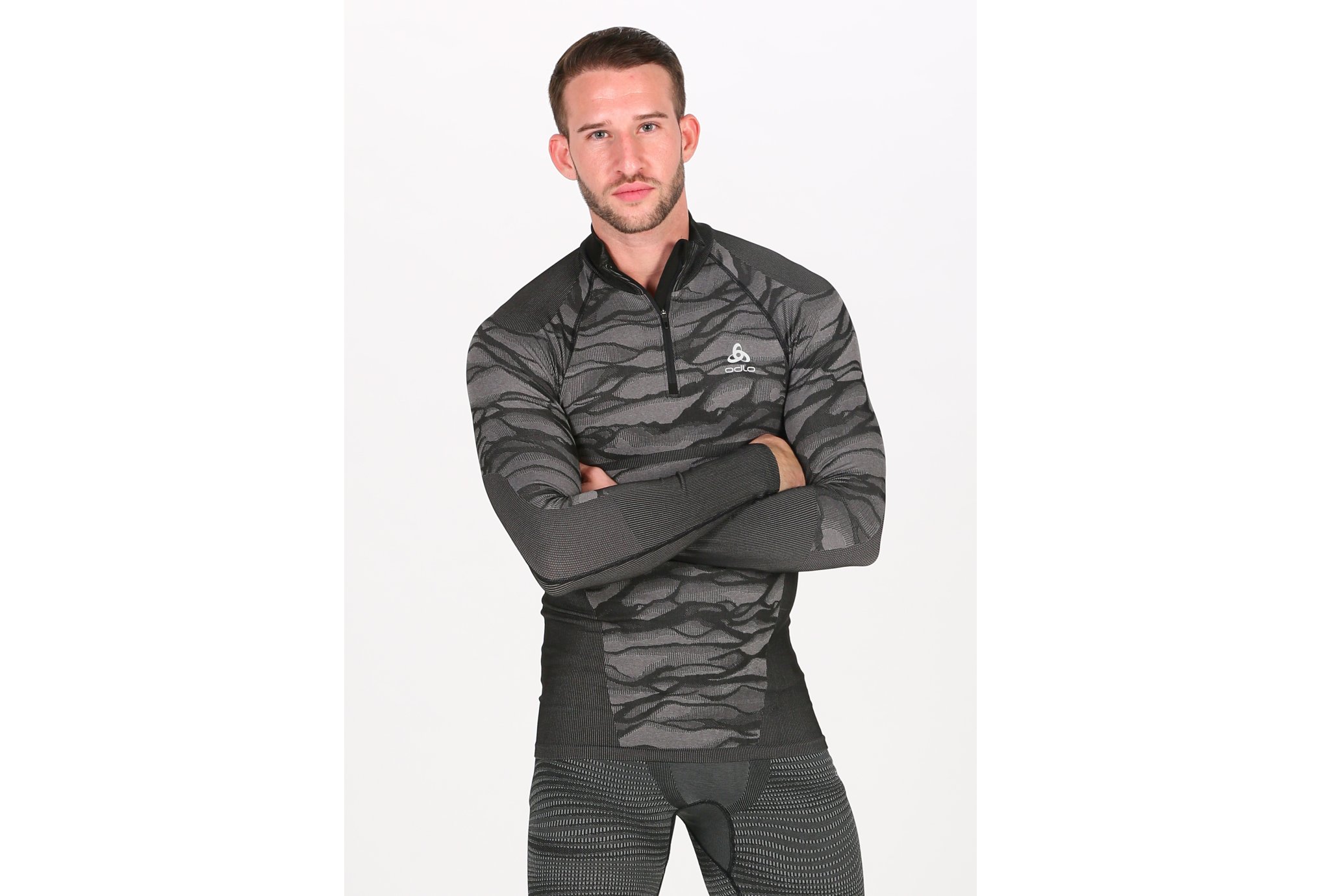 Odlo camiseta manga larga Performance Blackcomb 1/2 zip