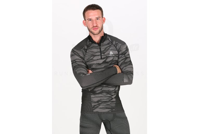 Odlo camiseta manga larga Performance Blackcomb 1/2 zip