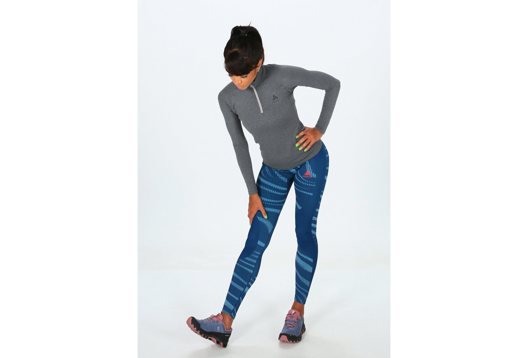Odlo camiseta manga larga Performance Warm 1/2 zip