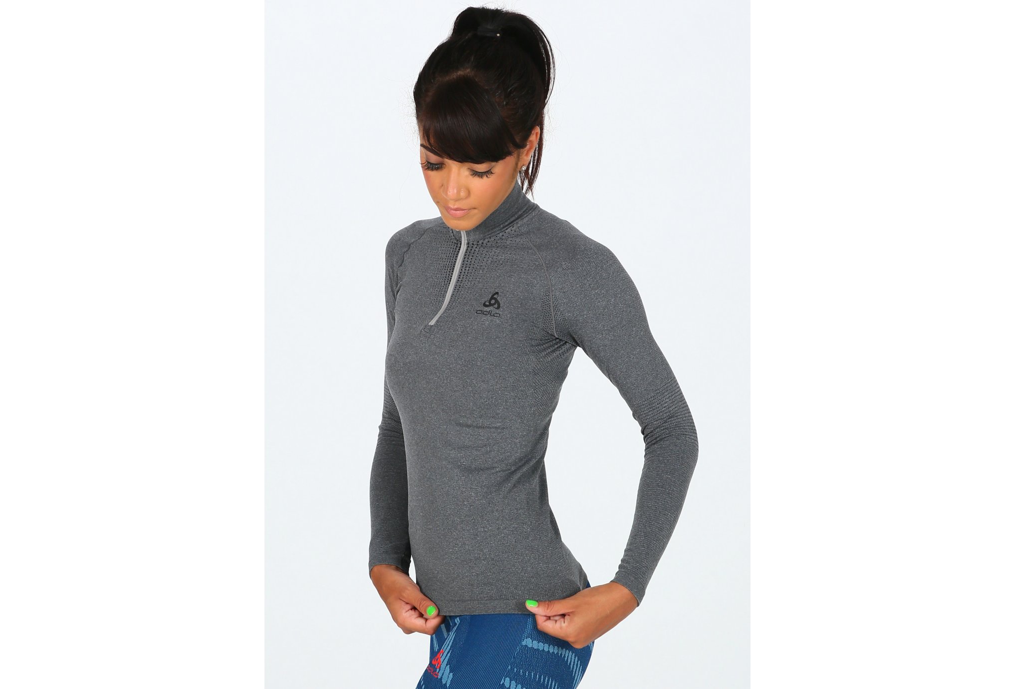 Odlo camiseta manga larga Performance Warm 1/2 zip