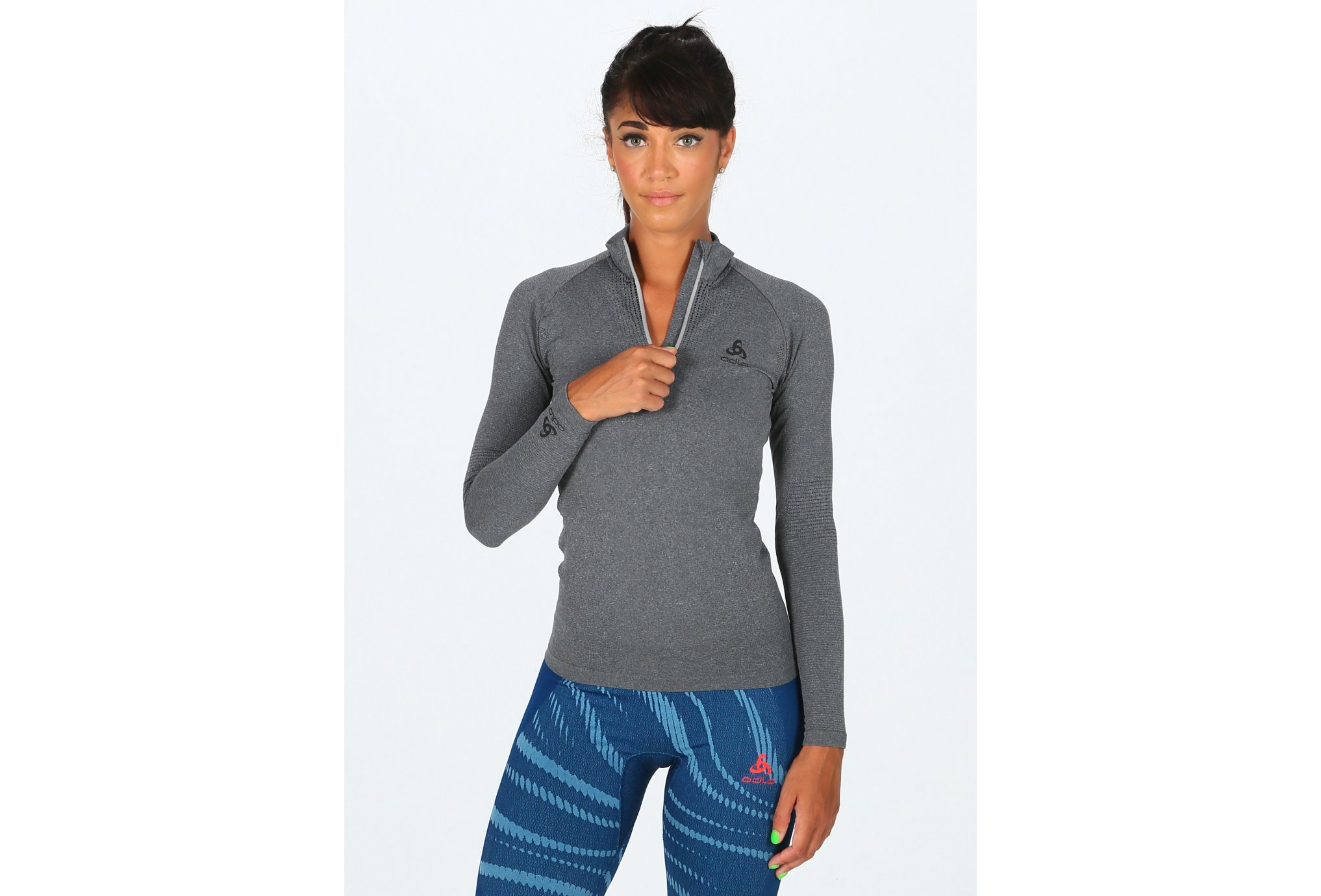 Odlo camiseta manga larga Performance Warm 1/2 zip