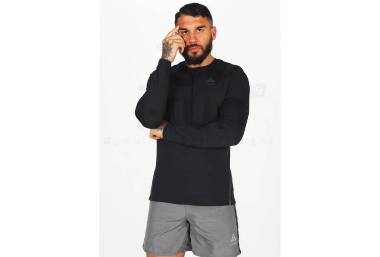 Odlo camiseta manga larga Zeroweight Chill-Tec Blackpack